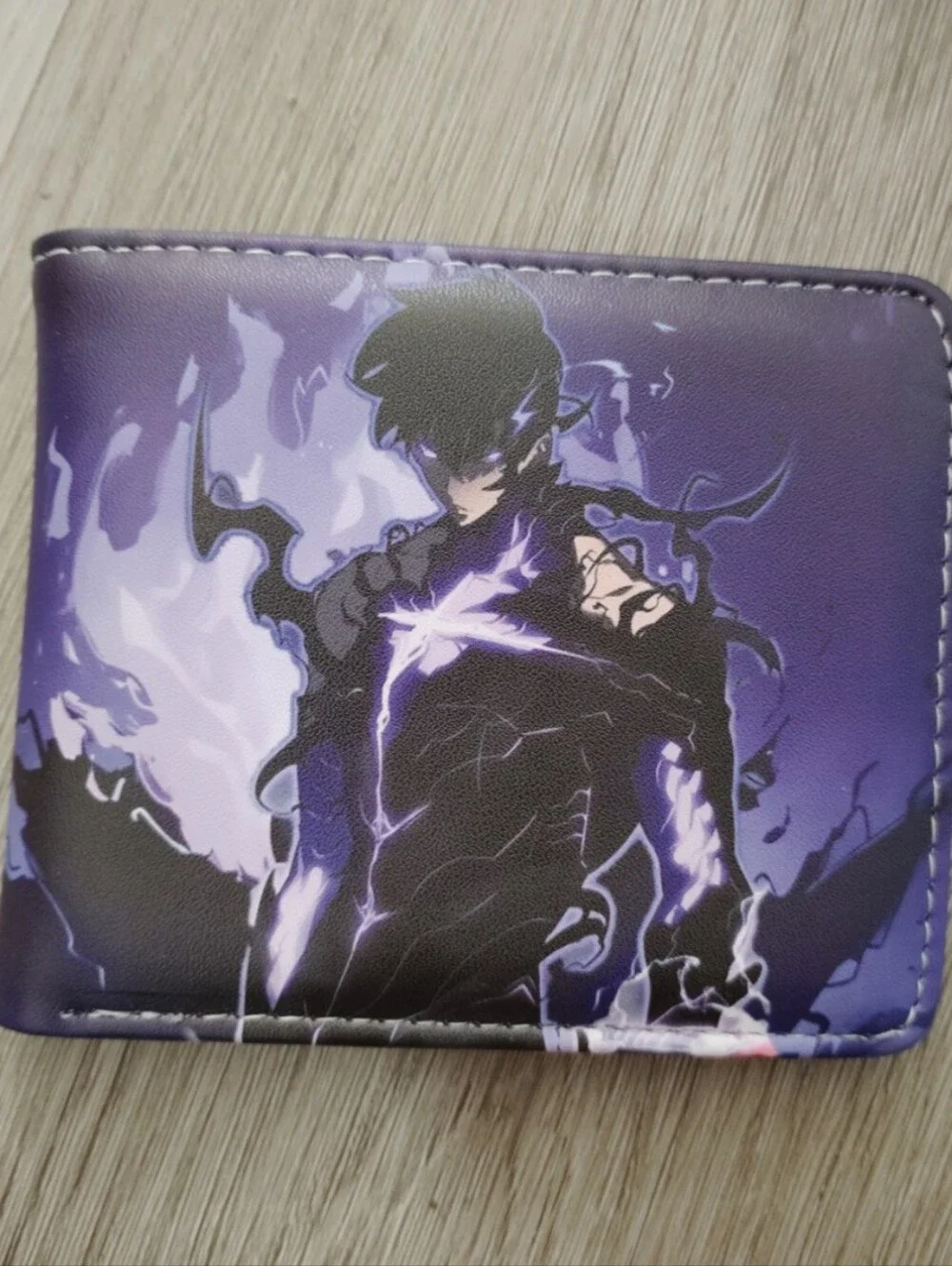 New Solo leveling anime manga leather wallet